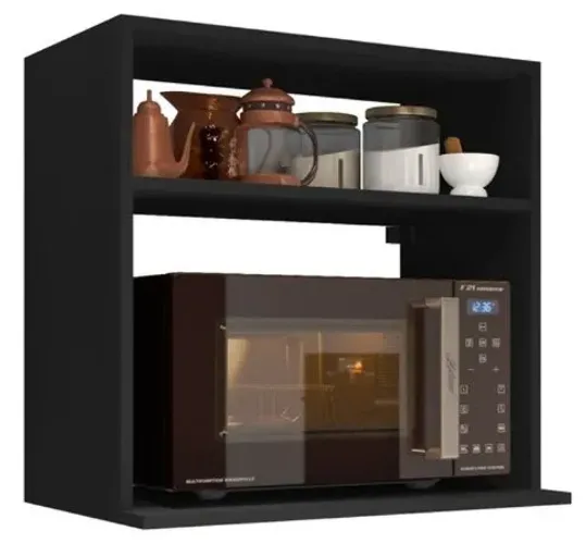 Suporte Para Micro-ondas Forno Suspenso De Parede Com Nicho