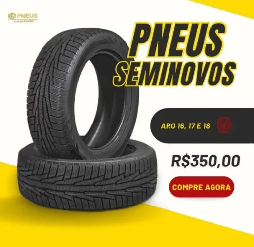 Pneus aro 16, 17, 18, 19 semi novo na AG pneus!