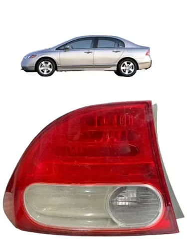 Lanterna Esquerda Honda Civic 2008 Com Detalhe
