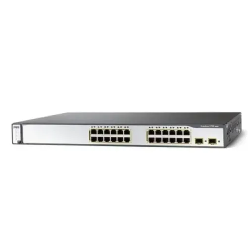 Dois Switchs Cisco Catalyst 3750 v2 + Cabo Stack + SFP-GLC-T