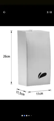 Porta Dispenser Inox Papel Higiênico Cai Cai<br>Noble