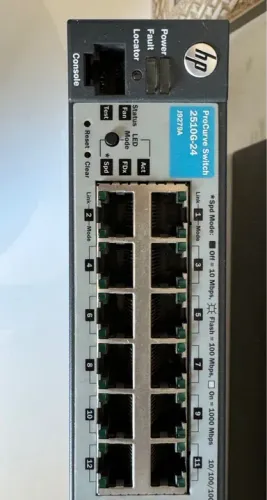 Switch HP Procurve (gerenciavel) 24 Portas - Modelo 2510G-24