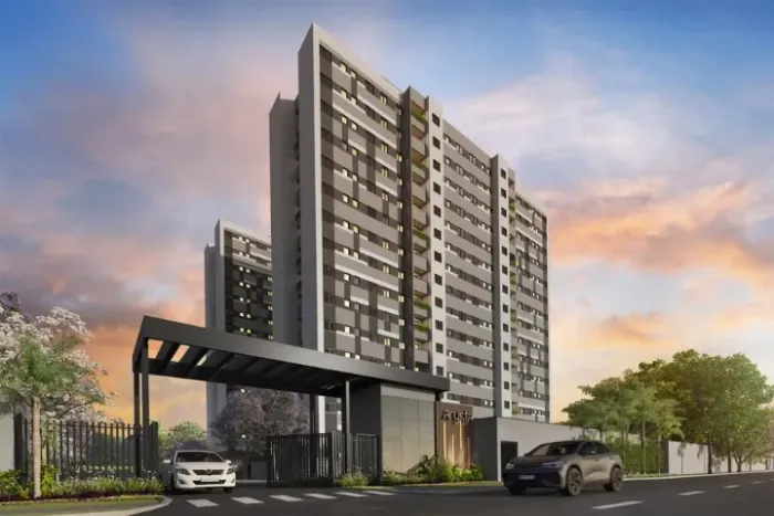 Agio aptº Arysta- Zona Sul Uberlandia-52,87m2- 2Q- 1 vaga - Pqe UNA