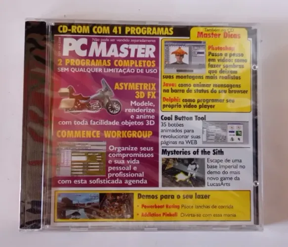 CD Rom PC Master Ano 1 Nº 12 + Jogos ( Lacrado )