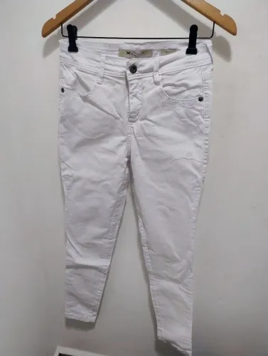 Calça Branca - Skin - Hering - Seminova