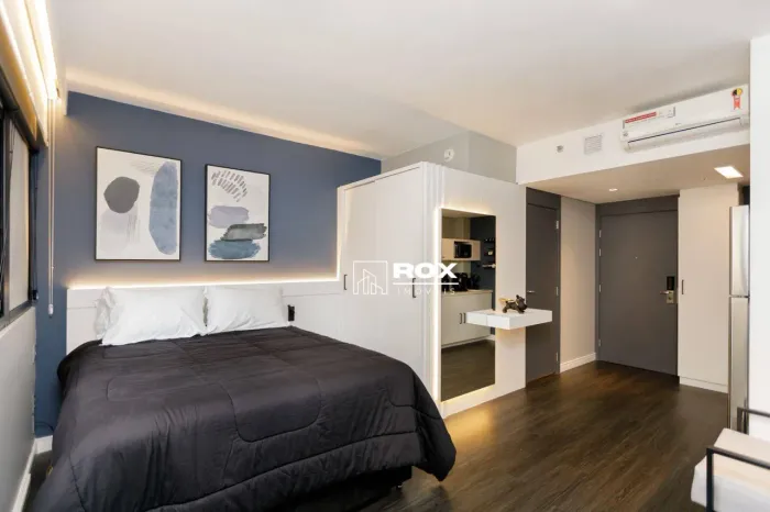 Studio de porteira fechada com 1 quarto à venda, 28 m² por R$ 550.000 - Água Verde, Curiti