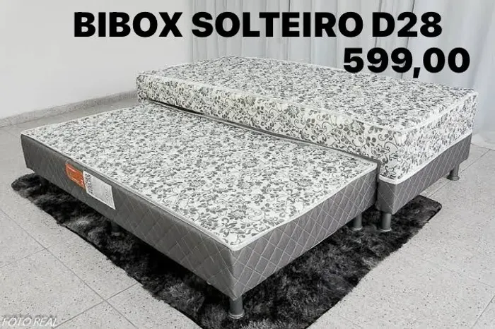 Cama Box Solteiro D28 Gardênia ENTREGA HOJE !!!