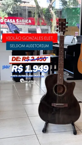 Na oferta Violão Gonzalez Seldm Auditorium 