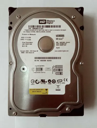 HD IDE 80GB Western Digital WD800