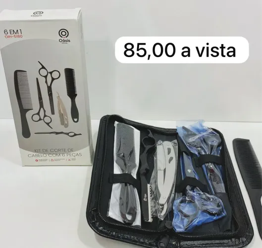 Kit tesoura pra barbeiro 