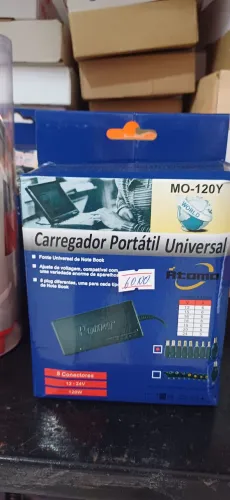 Carregador Portátil Universal para Notebook
