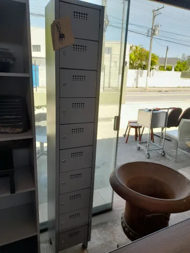 Armário de aço 10 portas celulares- novo