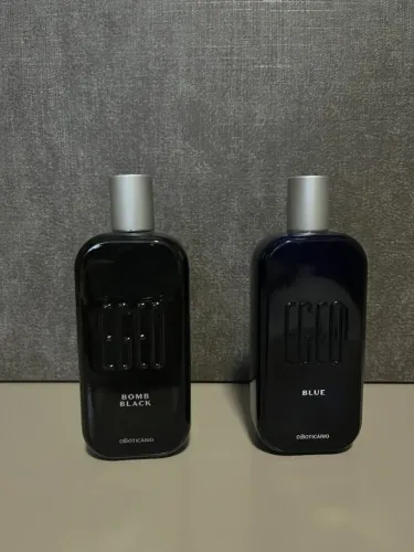 Perfume Egeo Bomb Black e Blue