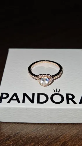 Anel Pandora Ouro Rosé tamanho 52