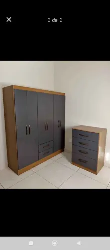 GUARDA ROUPA COM CÔMODA