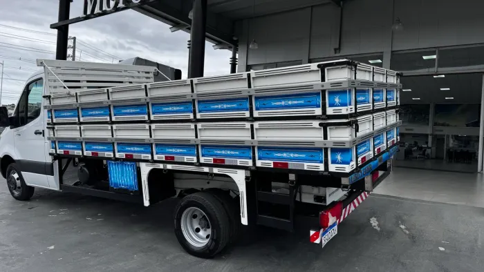 Carroceria de madeira grade alta para sprinter 