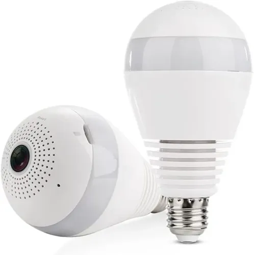 Câmera de Lâmpada Led 360º Wi-Fi EKS - WZetta