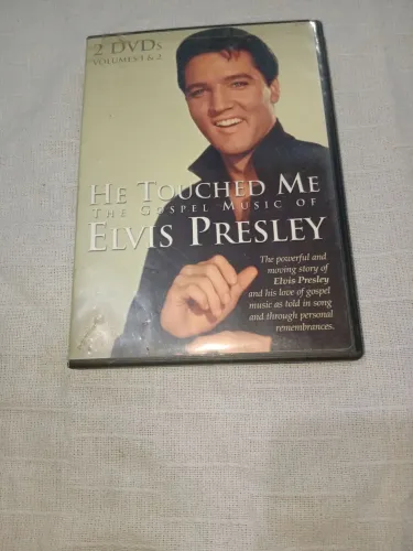 DVDs duplos volume 1 e 2 Elvis Presley He touched Me the gospel music of Elvis presle