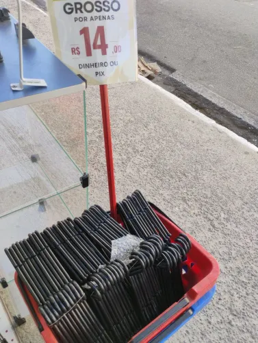 Cabide grosso Premium novo loja kit com 10