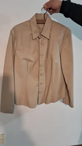 Jaqueta de couro legítimo