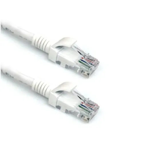 Cabo de Rede Cat.6 5M Branco Pluscable Patch Cord -Loja Coimbra Computadores Entregamos