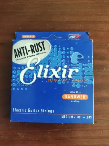 Cordas Elixir para Guitarra Elétrica - Nanoweb - Médio