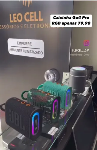 Caixinha de Som JBL Go4 Pro RGB