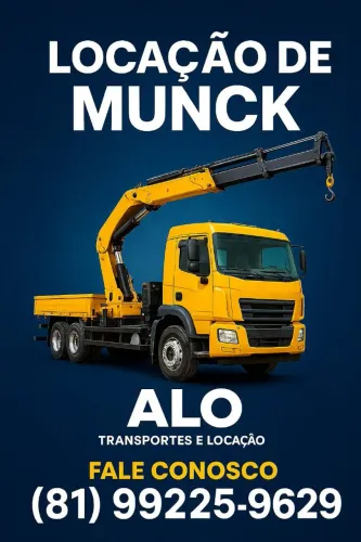 Serviço com caminhão munck/ Guincho