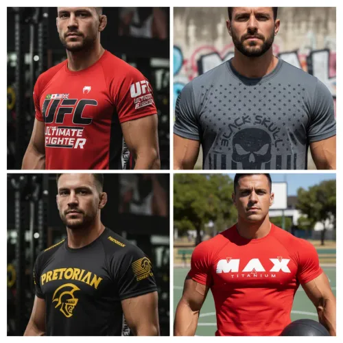 4 camisetas Dry Fit Max ufc jiu