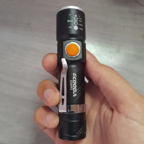 Lanterna Tática Led USB Recarregável