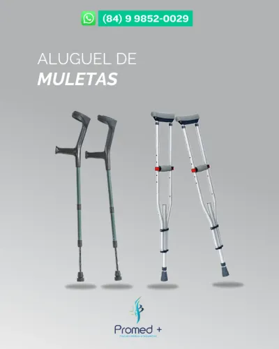Aluguel de Muleta - Axilar e Canadense
