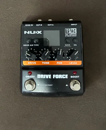 Pedal de Guitarra Nux Drive Force Seminovo