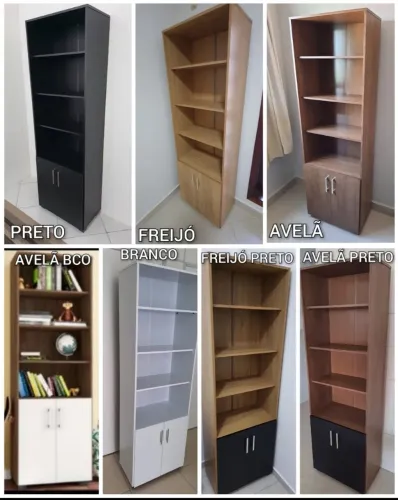 Armário de Escritório Novo PROMOÇÃO 1.88m Alt x 60cm Larg x 34cm Prof - Entrego