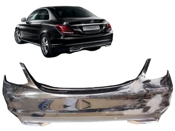 Parachoque Traseiro Mercedes C180 C200 2015 2016 2017 