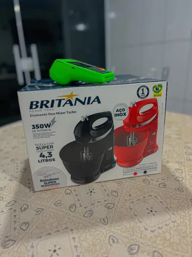 Batedeira Britânia Duo Mixer Turbo NOVO NA CAIXA - 4,3L 127V