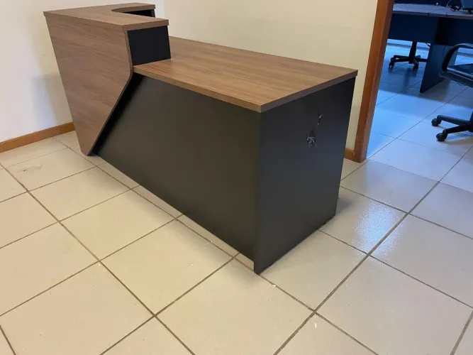 Balcão de Recepção Atendimento Moderno - LOJA IKONMIXOFFICE 