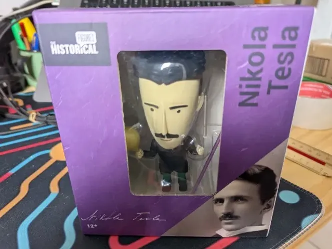 Nicola Tesla - Colecionável - Boneco Decorativo