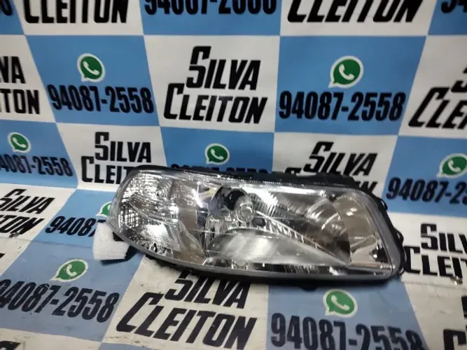 farol direito gol 1999 ate 2003 gol g3 foco simples cromado