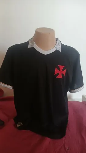 Camisa Vasco da Gama Kappa Preta