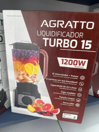 Liquidificador Agratto Turbo 15 - 1200W
