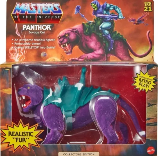 He-Man Masters of the Universe - Panthor Coleção Clássica