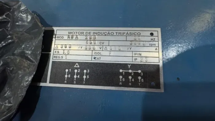 Motor WEG 300-400-450-600-800 de alta (2polos) 