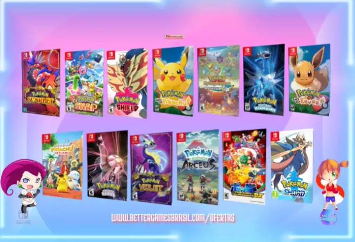 Pokémon ZA Arceus NS2 Eevee Pikachu Diamond Scarlet . Violet Sword Pearl Shield Nintendo