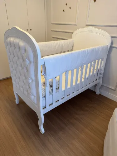 Berço e Mini Cama Ópera - Cia do Móvel (com colchão incluso)