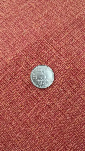 Moeda 5 Cruzeiros Brasil 1993