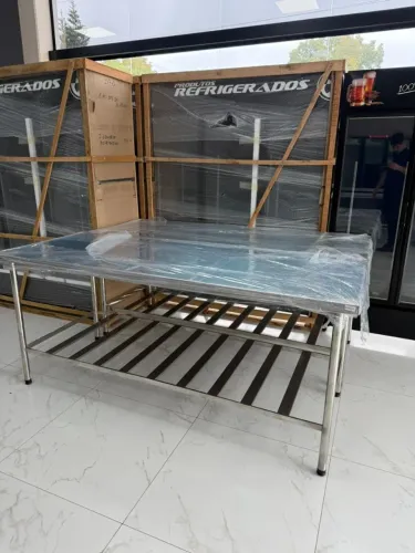 Mesa Inox gradeada MetalFrantz NOVA R$ 1.950