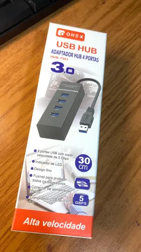 Hub 4 portas USB 3.0