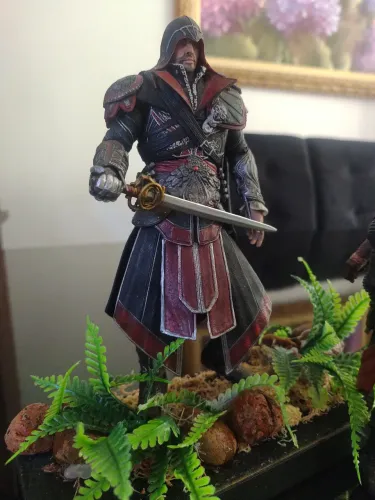2 Action Figures Assassin's Creed Brotherhood e Black Flag