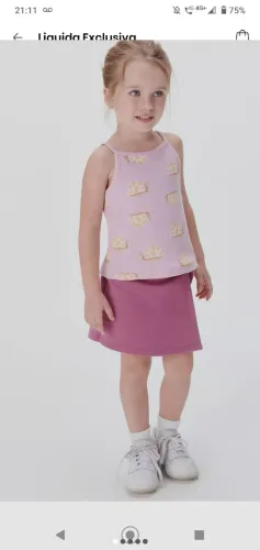 Shorts Saia com amarração