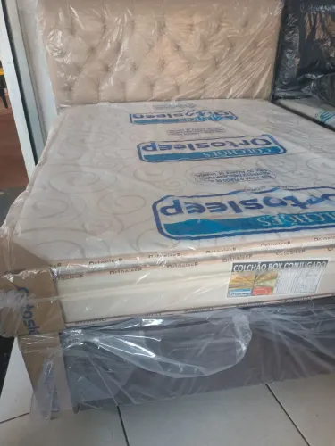 Cama Box baú Conjugada Ortosleep